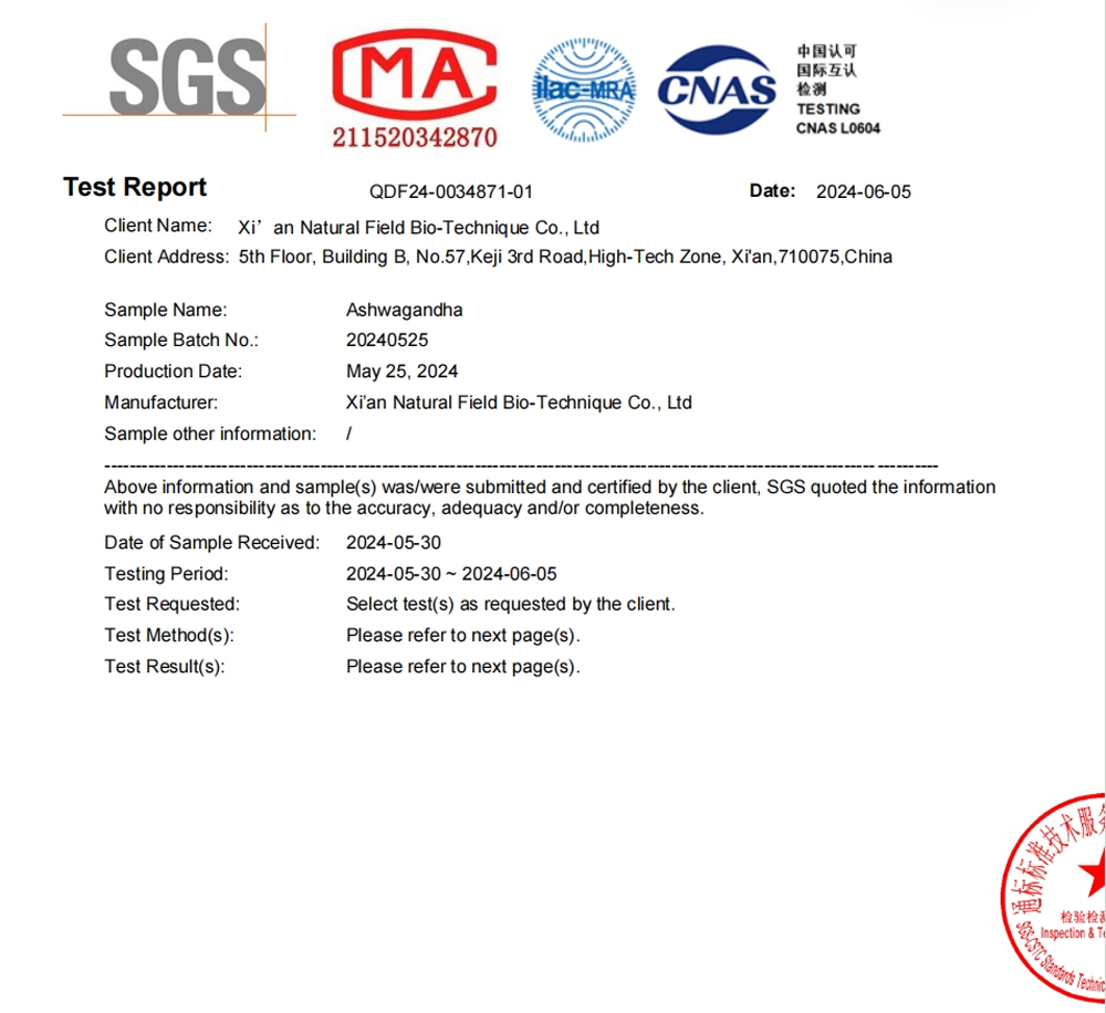 Ashwagandha Extract Withanolides Ashwagandha Extract Withanolides