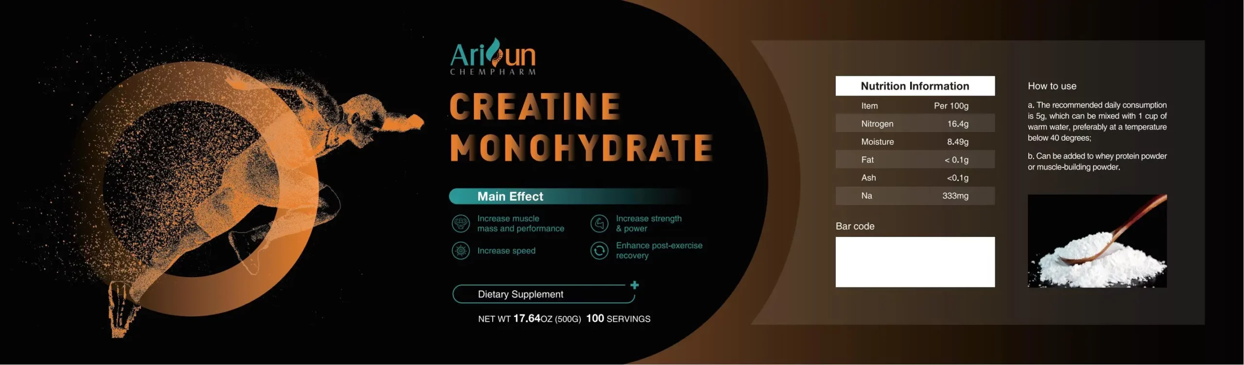 Creatine Monohydrate (200mesh) OEM